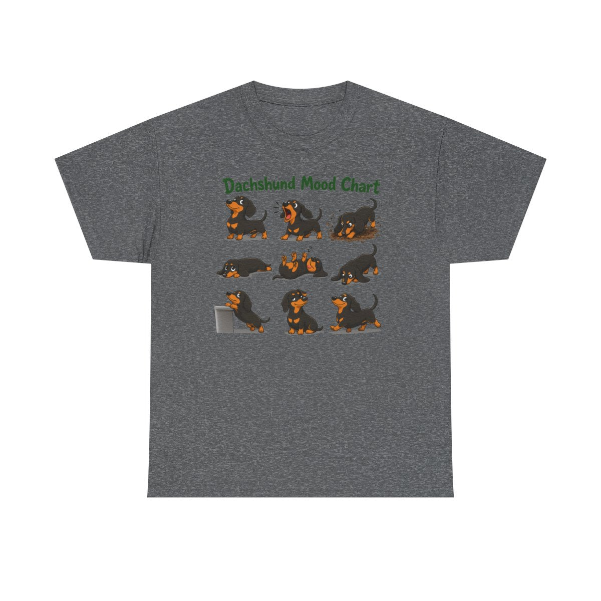 Dachshund Mood Chart T-Shirt