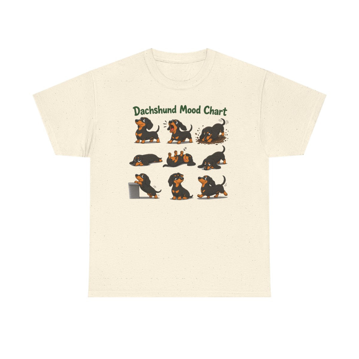 Dachshund Mood Chart T-Shirt
