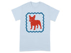 Colorful French Bulldog Graphic T-shirt for Dog Lovers