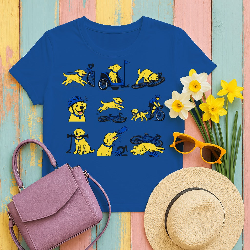 Lab Cycling Journey T-Shirt in Royal