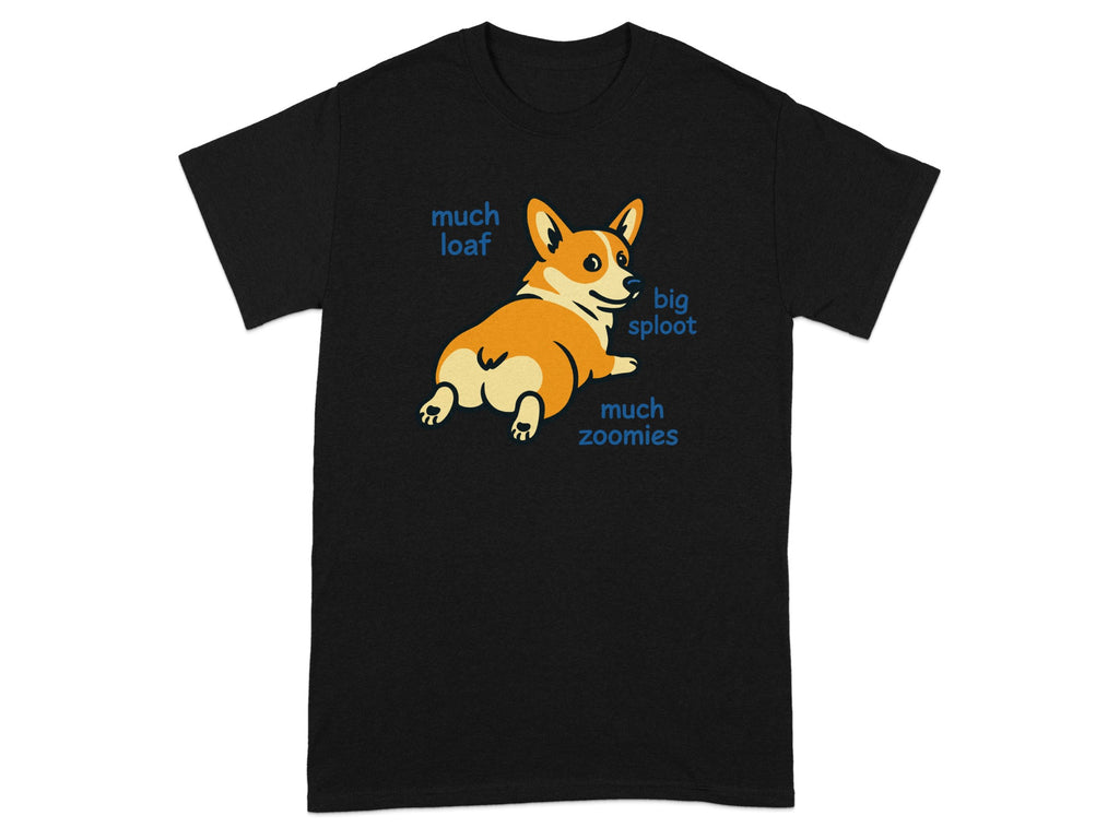 Funny Corgi Loaf Big Sploot Much Zoomies Product