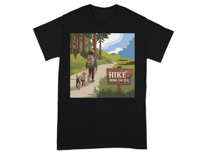 Hiking with Dogs Nature Walk Graphic T-shirt product type