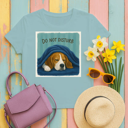 Cute Do Not Disturb Sleeping Beagle T-shirt product