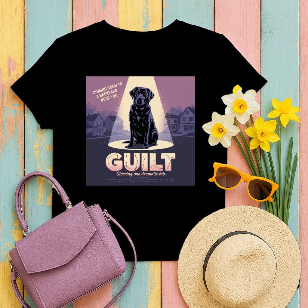 Guilt Starring Ace Dramatic Lab Black T shirt product