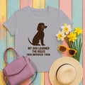 Irish Water Spaniel Learned The Rules Tee in Athletic Heather