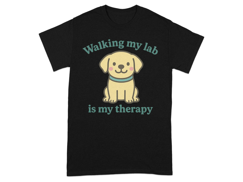 Walking My Lab Is My Therapy T-shirt