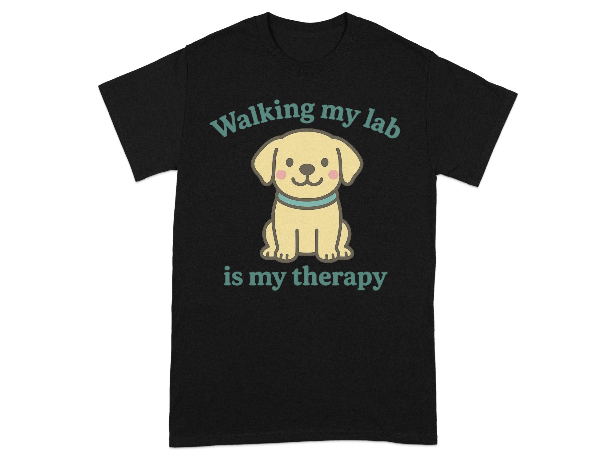 Walking My Lab Is My Therapy T-shirt