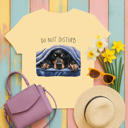 Do Not Disturb Cute Sleeping Dog Graphic T-shirt product