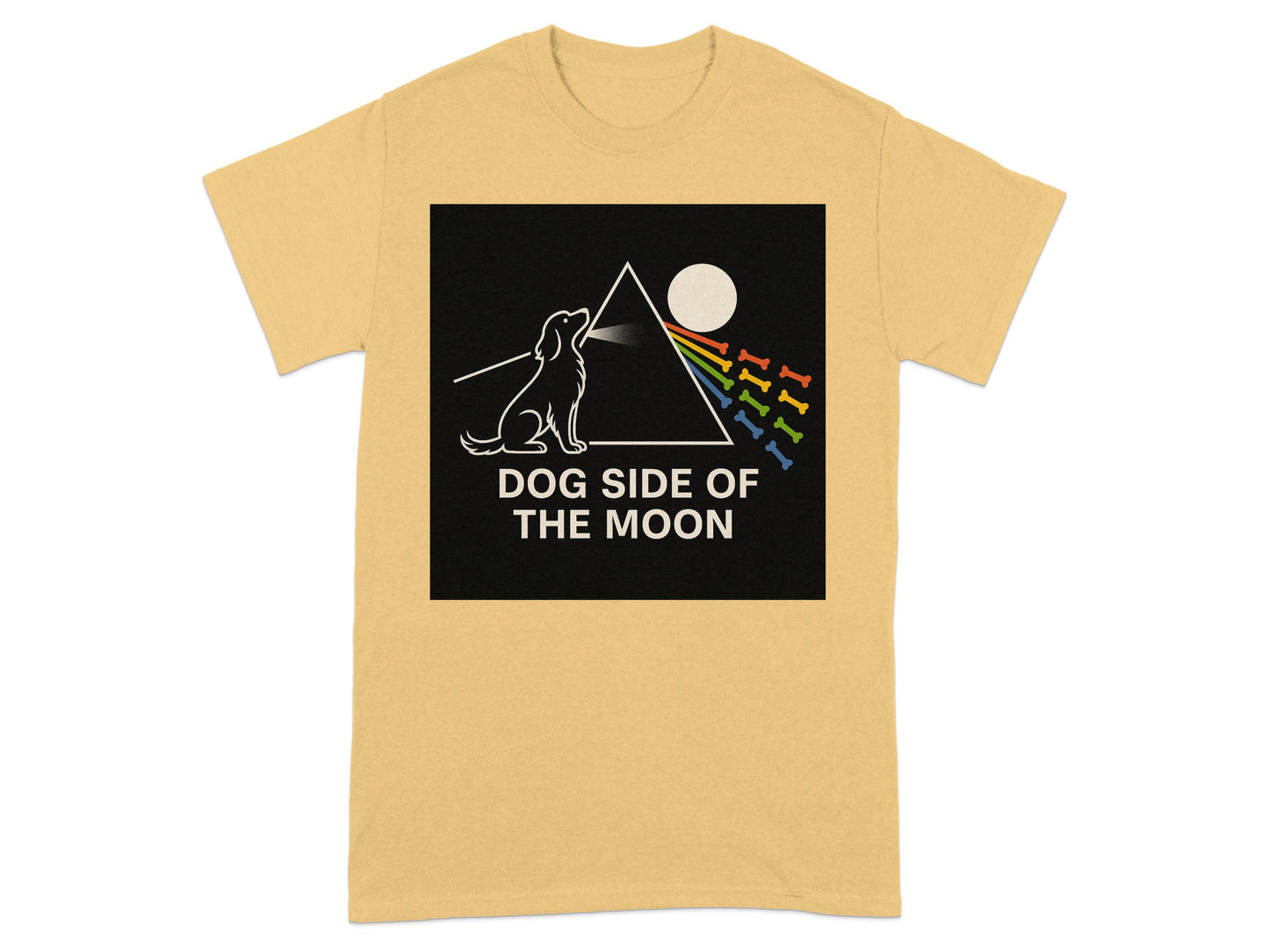 Unique Dog Side of The Moon Graphic T-Shirt product