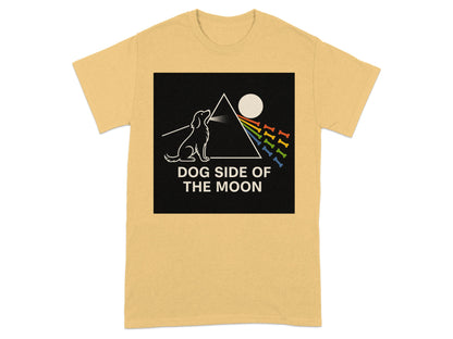 Unique Dog Side of The Moon Graphic T-Shirt product