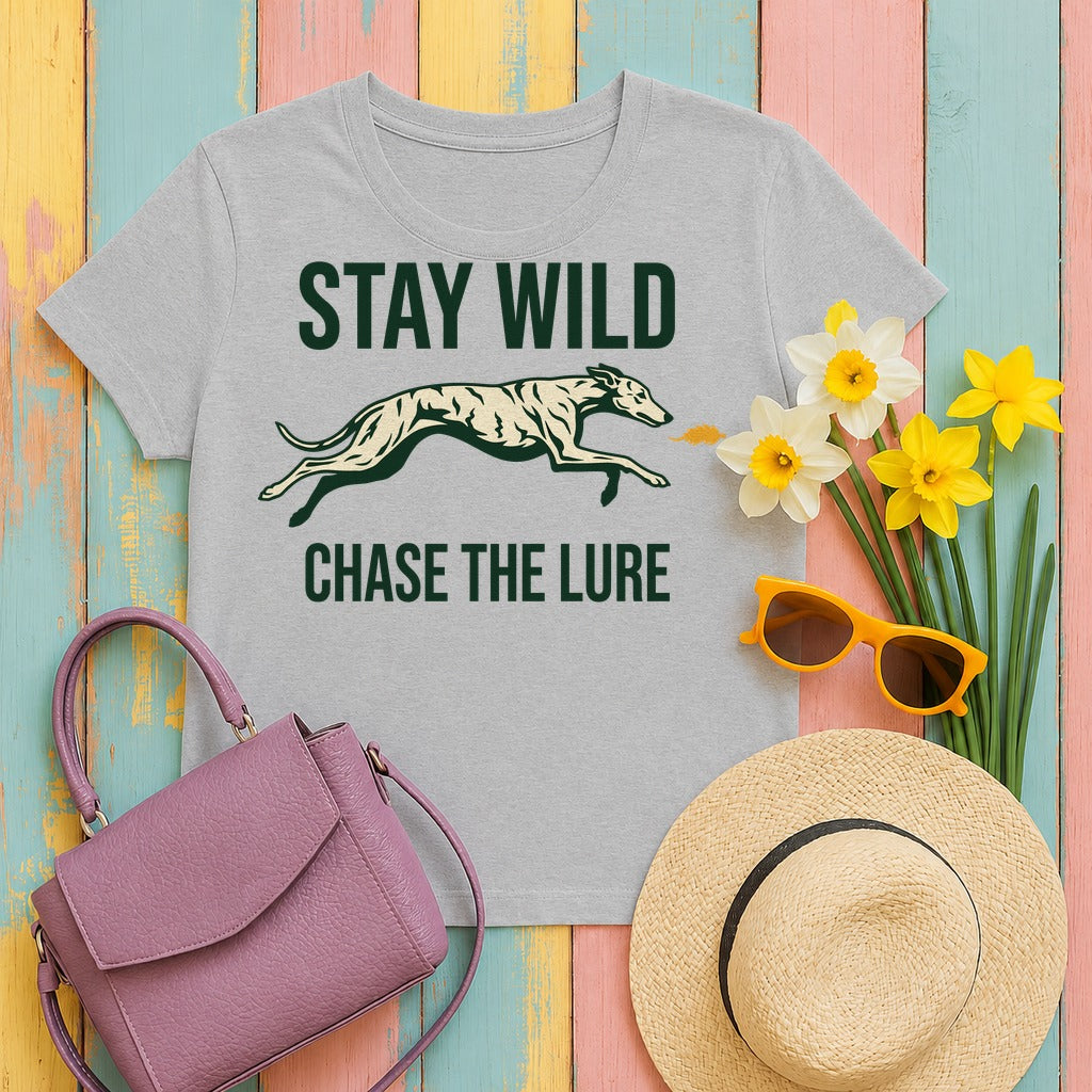 Wild Pursuit Greyhound Graphic T-Shirt in Sport Grey