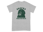 Snacks Make Me Nicer Graphic T-Shirt
