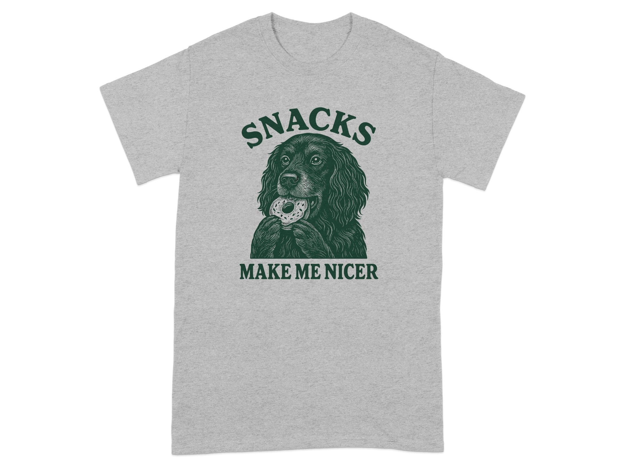 Snacks Make Me Nicer Graphic T-Shirt