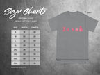 Gildan 5000 Heavy Cotton T-Shirt size chart in inches.