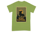 Stay Loyal Dog Silhouette Graphic T-Shirt