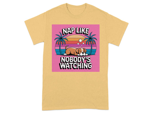 Nap Like Nobody's Watching T-shirt product