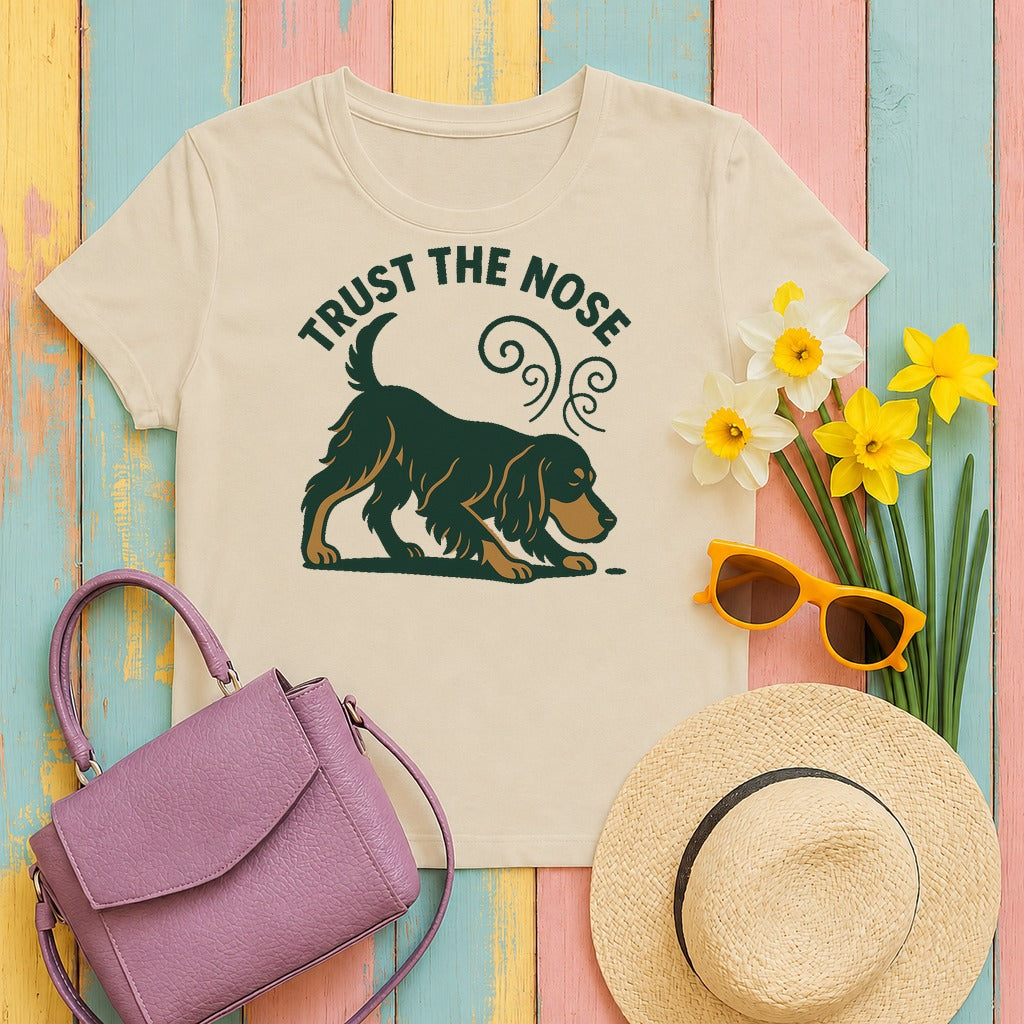 Trust the Nose Gordon Setter t-shirt