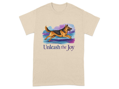 Unleash the Joy German Shepherd Graphic T-shirt product