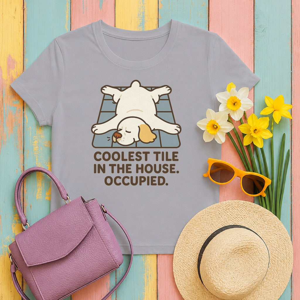 Clumber Coolest Tile Tee in Athletic Heather