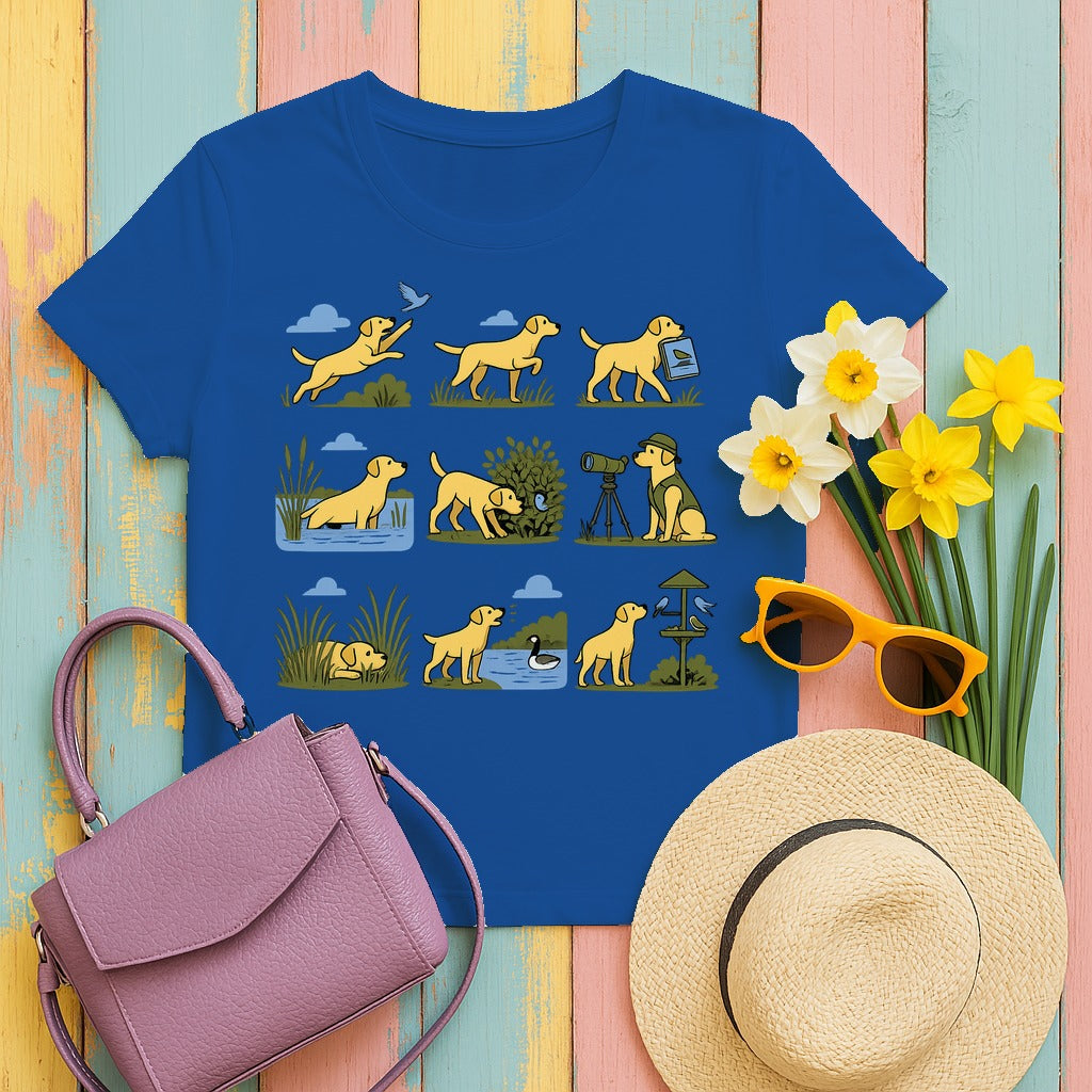 Observant Lab's Outdoor Adventures T-Shirt in Royal