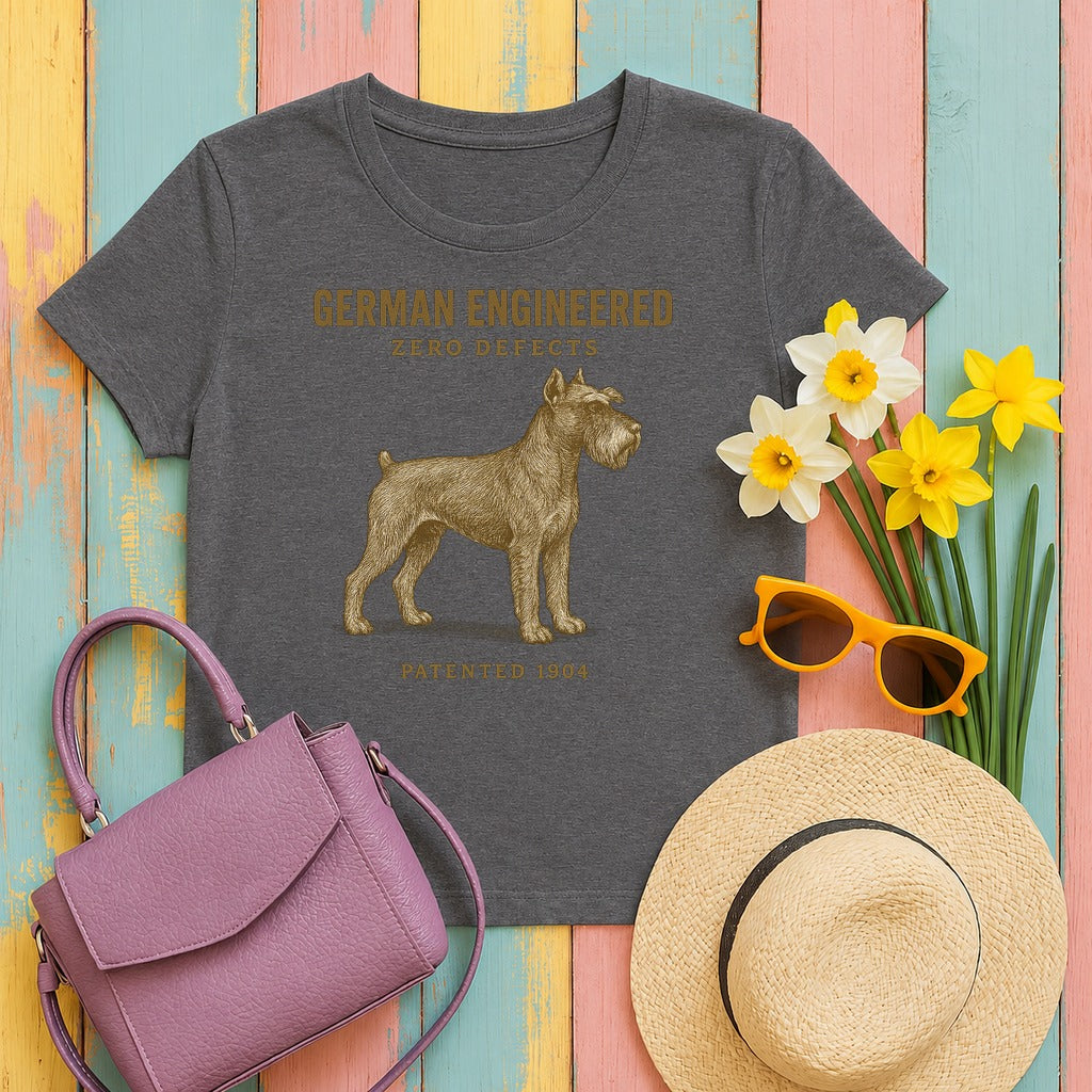 schnauzer german-engineered tee flat lay hero v8
