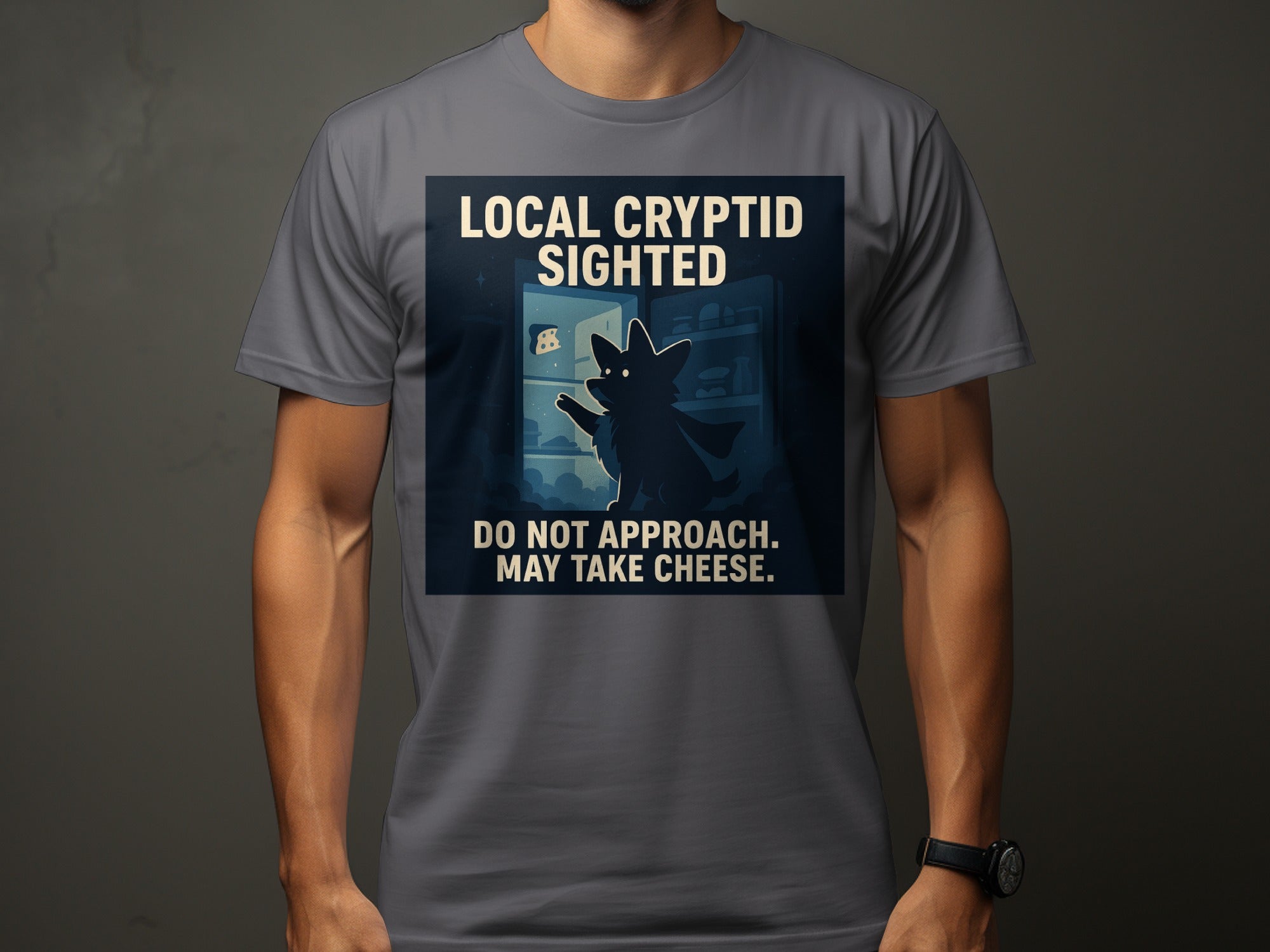Local Cryptid Sighted Do Not Approach Graphic Tee