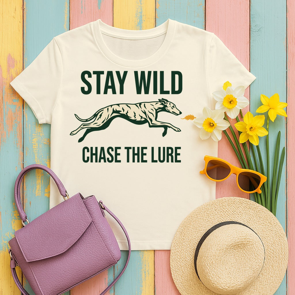 Wild Pursuit Greyhound Graphic T-Shirt in Natural