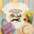 Built For Speed Greyhound T-shirt in Natural
