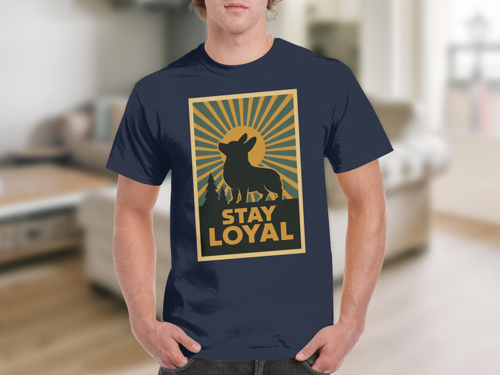 Stay Loyal Graphic Tee Sunburst Design 제품