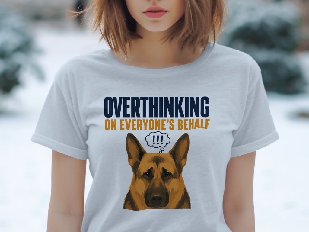 Overthinking German Shepherd T-Shirt