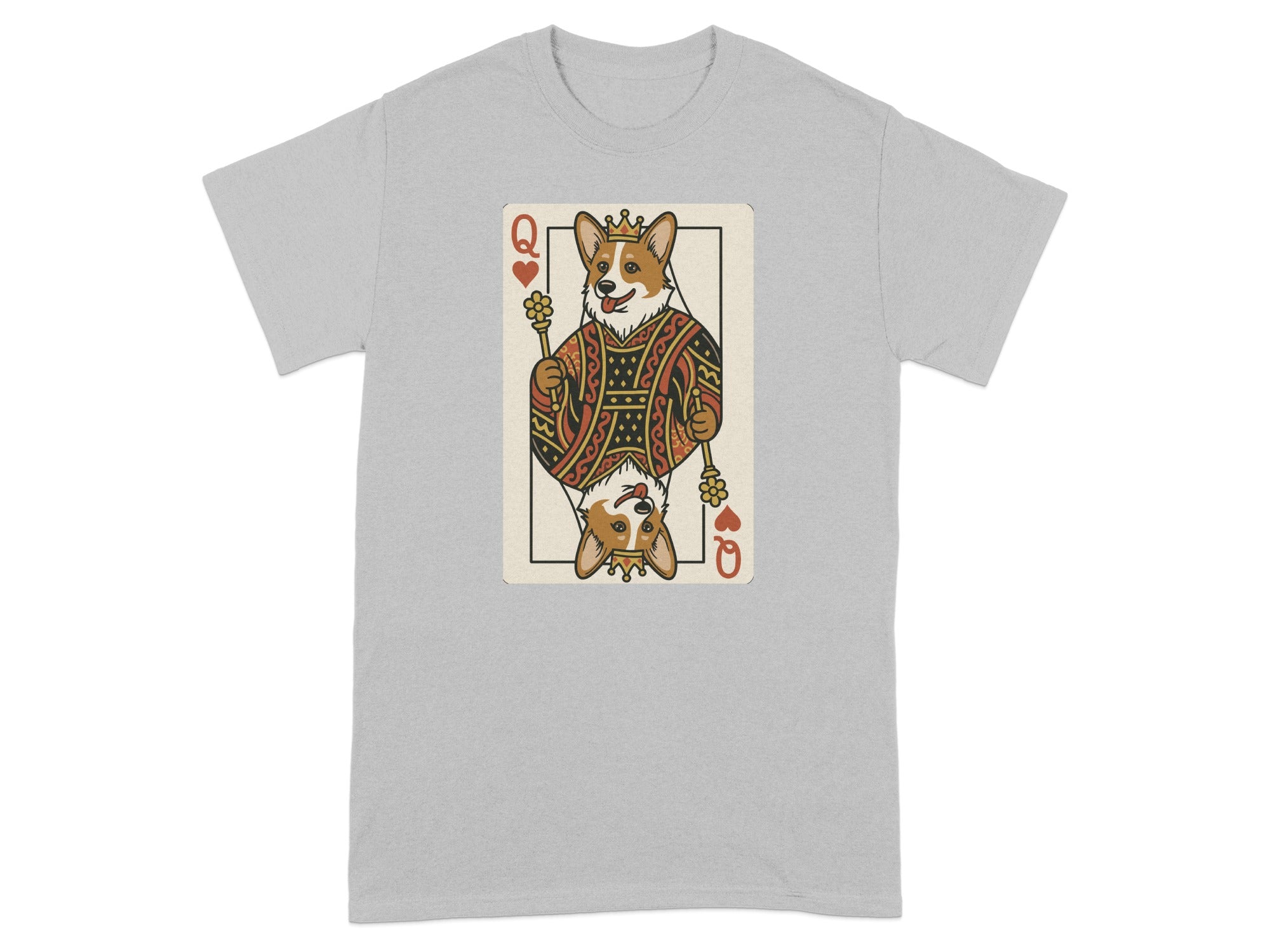King and Queen Corgi Playing Card Design product