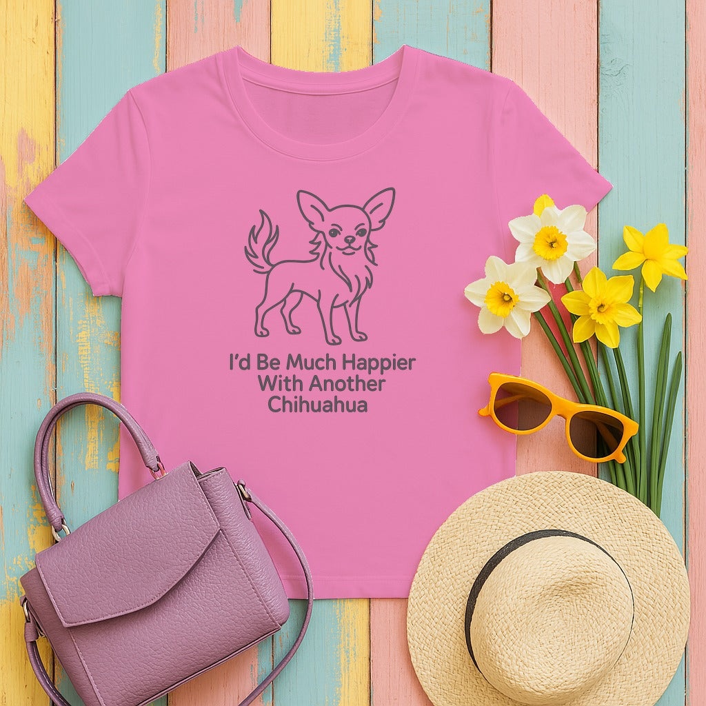 The 'Another Chihuahua' Humor T-Shirt in Azalea