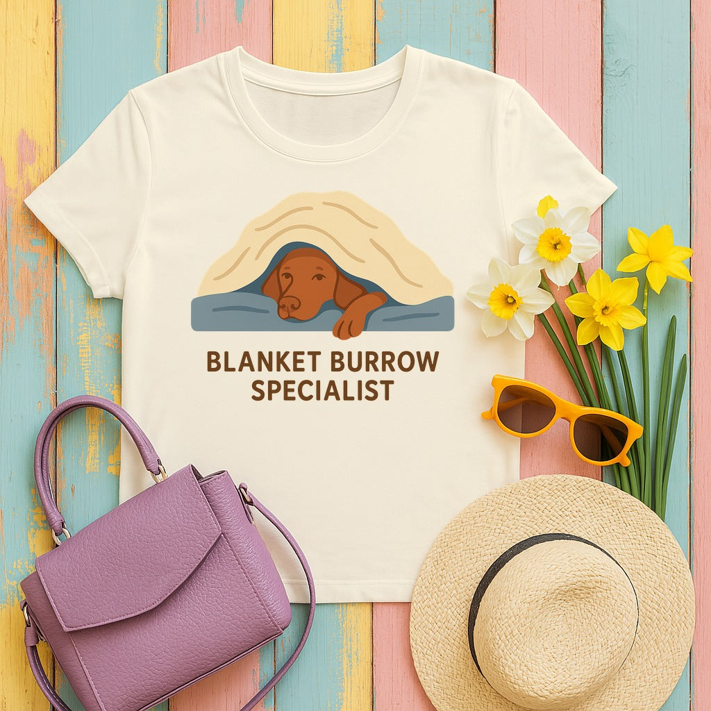 Vizsla Blanket Burrow Specialist Tee in Natural