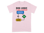 Dog Logic If I Bark It's Important Print T-shirt product