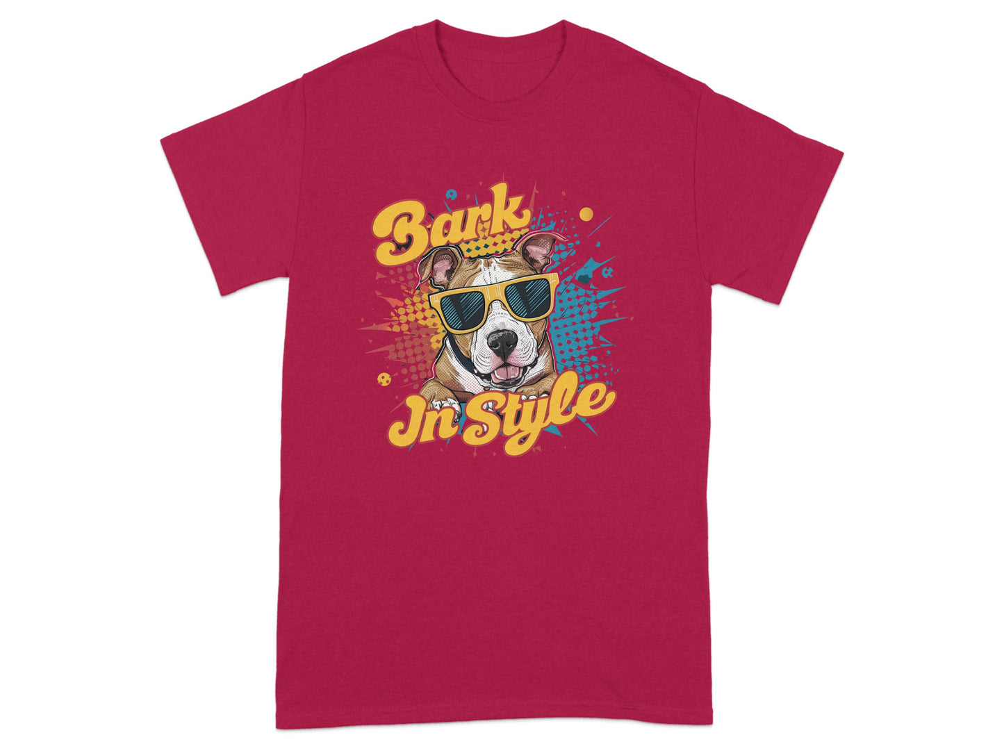 Bark in Style Cool Dog Graphic T-Shirt product