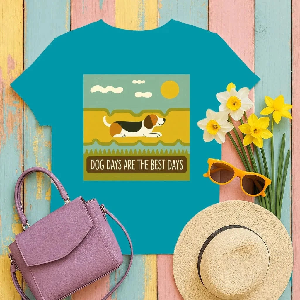 Dog Days Are The Best Days Beagle T-Shirt T-shirt