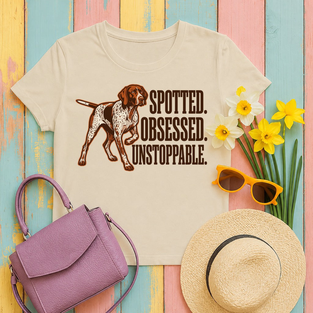 Spotted. Obsessed. Unstoppable. GSP T-Shirt in Sand