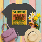 The Setters Bark Til You Drop Tour T-Shirt Dark Heather T-shirt