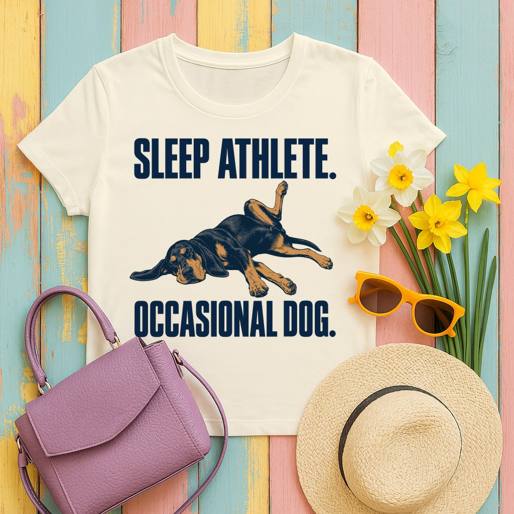 The Sleep Athlete Coonhound T-Shirt in Natural