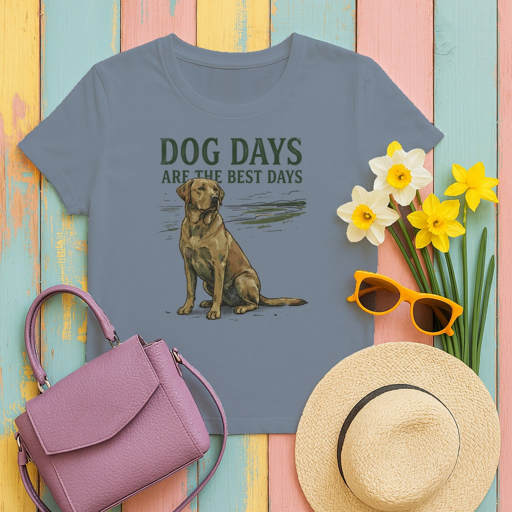 Dog Days Lab T-Shirt in Blue Jean