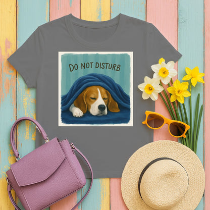 Do Not Disturb Cute Sleeping Dog Graphic T-Shirt product