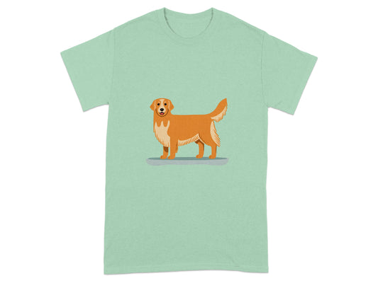 Golden Retriever Dog Graphic Print T-Shirt product type