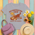 Irish Setter Bed Construction Crew T-shirt in Athletic Heather