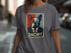 French Bulldog Snort Suit Inspirational Poster T-Shirt