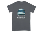Paws and Reflect Dog Landscape Design for Nature Lover T-Shirt T-shirt