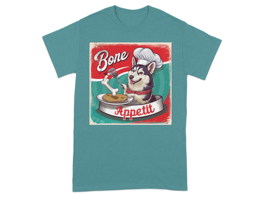 Bone Appetit Husky Chef Graphic Tee product