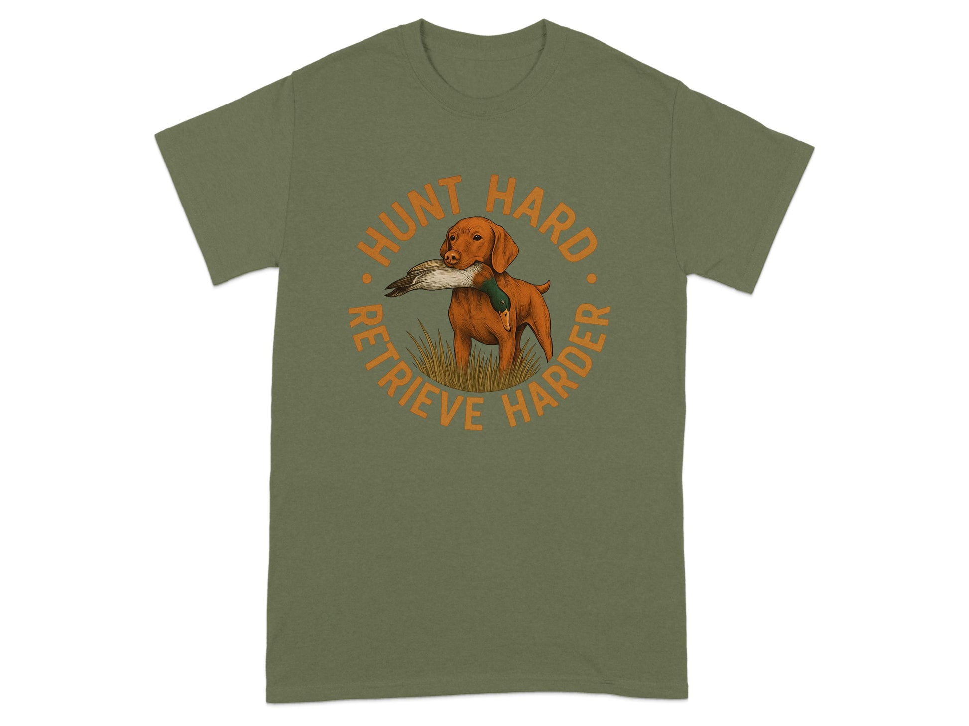 Hunt Hard Retrieve Harder Slogan T-Shirt product