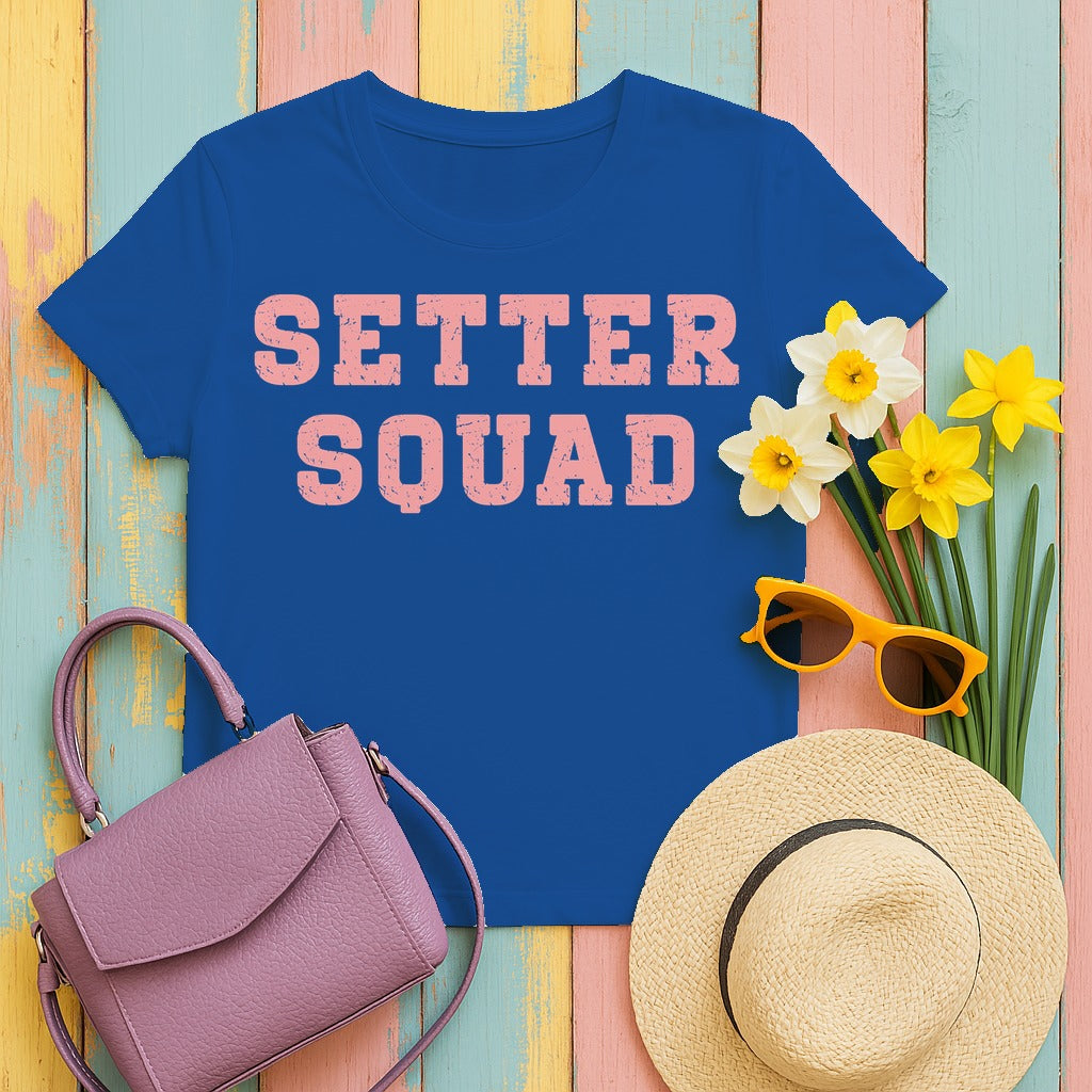 Pink Setter Squad T-Shirt in Royal
