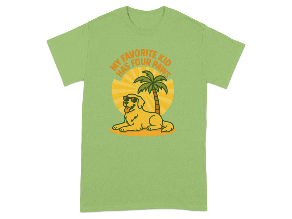 My Favorite Kid Has Four Paws Graphic Design Shirt product