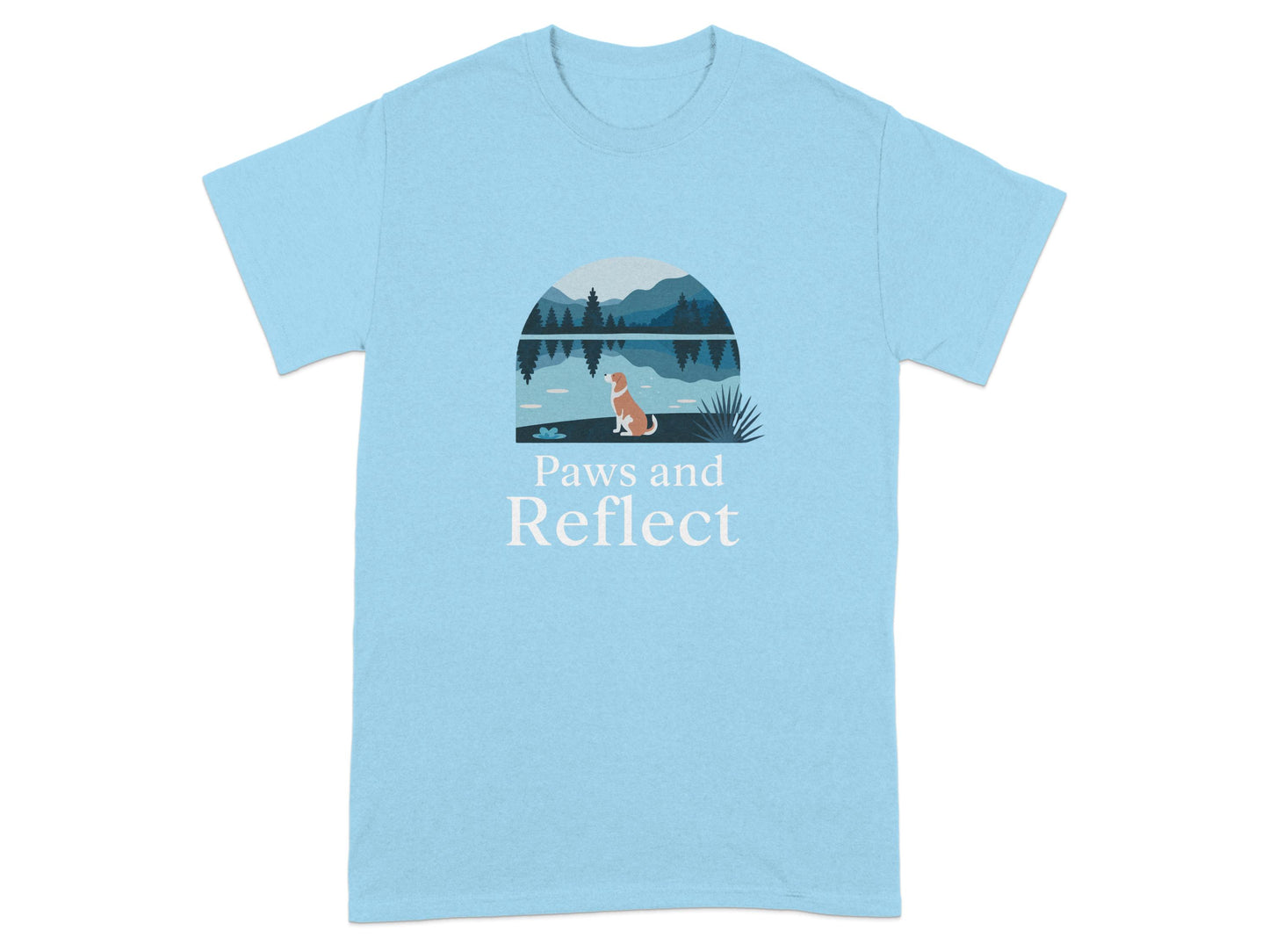 Paws and Reflect Scenic Design T-Shirt product